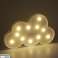 Table lamp cloud with 11 LEDs on battery 29 cm or hanging image 6