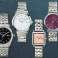 Montre en acier inoxydable pour femme ou homme avec bracelet en cuir synthétique ou en acier inoxydable, étanche jusqu’à 5 bar photo 2