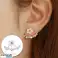 Fashion Boosters: Women&#039;s flower earrings Everlast image 3