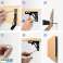 Apresentando: 2 peças conjunto de suportes de prateleira dobráveis SmartShelf foto 4