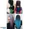 Set d’extension de cheveux synthétiques Braid It Up ! #1- Kitke | Tressage d’extensions de cheveux | Morceaux de cheveux colorés | Ombre Cheveux Synthétiques photo 3