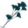 Artificial branch Feather with 6 silk flowers of feathers different colors bendable 95 cm image 1