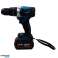 Perceuse-visseuse avec fonction d’impact et 2 piles BRAND7 HLDZ-11-C photo 2