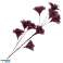 Rama artificial Pluma con 9 flores de seda de plumas de diferentes colores flexible 110 cm fotografía 4