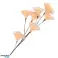 Artificial branch Feather with 6 silk flowers of feathers different colors bendable 95 cm image 2