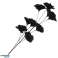Rama artificial Pluma con 9 flores de seda de plumas de diferentes colores flexible 110 cm fotografía 3