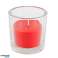 Bougie en bocal en verre élégante différentes couleurs 10 cm photo 2