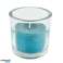 Bougie en bocal en verre élégante différentes couleurs 10 cm photo 1