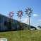 XXL Windmühle / Windznee mit Solar LED Beleuchtung Solar pink 180 cm Bild 5