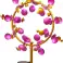XXL Windmühle / Windznee mit Solar LED Beleuchtung Solar pink 180 cm Bild 4
