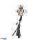 Selfie Stick L05S Wireless Statyw Stativ & LED-Licht Schwarz Bild 2