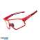 Lunettes de soleil cyclistes polarisées Rockbros 10135R rouge photo 2