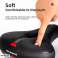 Selle de vélo Rockbros AQ 6090R, noire et rouge photo 2