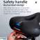 Rockbros AQ 6090B Fahrradsattel, schwarz und blau Bild 1