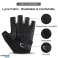 Rockbros S169BGR L Fahrradhandschuhe mit Gelpolstern Grau Bild 4