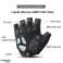 Rockbros S169BGR L Fahrradhandschuhe mit Gelpolstern Grau Bild 5
