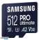 Карта пам'яті Samsung microSDXC PRO Ultimate 512 ГБ 200 МБ/с UHS I/U3 M зображення 4