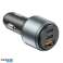 Autolader HOCO USB A 2 x Type C PD QC 95W NZ9 zwart foto 2