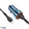 HOCO Φορτιστής Αυτοκινήτου USB A Type C Καλώδιο Type C σε Lightning PD εικόνα 5