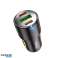Autolader HOCO USB A 2 x Type C PD QC3.0 3A 45W NZ6 zwart foto 3
