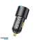 Autolader HOCO USB A 2 x Type C PD QC3.0 3A 45W NZ6 zwart foto 5