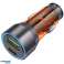 HOCO USB A Type C PD QC3.0 Autolader 3A 43W NZ12A transpa foto 2