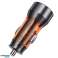 HOCO USB A Type C PD QC3.0 Autolader 3A 43W NZ12A transpa foto 4