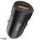 HOCO USB A QC3.0 4A 18W Z32A Autolader Zwart foto 5