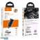 HOCO USB A QC3.0 4A 18W Z32A Autolader Zwart foto 6