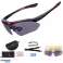 Rockbros 10001 Polarisierende Schwarz/Rot Fahrradbrille Bild 1