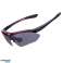 Rockbros 10001 Polarisierende Schwarz/Rot Fahrradbrille Bild 2