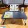 Herzberg HG 04173 : Bureau pliable avec porte-gobelet et porte-tablette photo 2