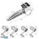 Herzberg HG 04289: Grattugia manuale in acciaio inossidabile con 4 grattugie foto 3