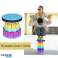 Herzberg HG 04067: Sedia da esterno pieghevole telescopica regolabile multicolore foto 2