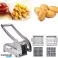Herzberg HG 04166: Tagliapatate per patatine fritte in acciaio inossidabile foto 1