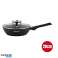 Herzog HR 3611: 28cm Marble Coated Deep Fry Pan with Aroma Knob and Removable Handle image 2
