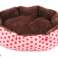 AG602A BED WITH PILLOW PINK 35X37 image 1