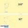 Touch Control LED Table Lamp, Flicker-Free Foldable USB Plug DC5V 1A Eye-Friendly Reading Light for Office, Home, Dorm [Energy Efficiency Class A++] image 3