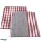 Cenocco CC 9069: Grey 10 Pieces Vintage Stripe Cotton Kitchen Towel Set   50x70cm image 4