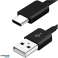 Samsung USB-C Typ-C Kabel 1,5m Original EP-DW700CBE - Schwarz Bild 1