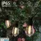5 meter Zwarte lichtslingers voor buiten - 10 lichtfittingen, IP54 waterdicht, E27 AC 220-240V, 50/60HZ, 35W foto 6