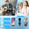 2x USB Micrófono de solapa inalámbrico C tipo C Android iOS para teléfono fotografía 4