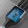 3σε1 καλώδιο γρήγορης φόρτισης USB C micro USB Lightning QC3.0 Quick Char εικόνα 3