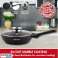 Herzog HR 3612: 32cm Marble Coated Deep Fry Pan with Aroma Knob and Removable Handle image 1