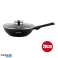 Herzog HR 3617: Wok rivestito in marmo da 28 cm con coperchio con pomello per aromi e manico rimovibile foto 2