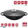 Herzog HR 5231: 40cmMarble Coated Wok with Glass Lid Aroma Knob   8.5L image 3