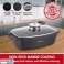 Herzog HR ROS34M: 34cm Die Cast Stone Coated Roasting Pot with Glass Lid Aroma Knob image 1