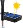 LAMPE DE JARDIN SOLAIRE 6 LED BOULES DÉCORATIVES MARTELÉES HAUT 70CM EXTÉRIEUR photo 2