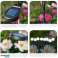 LAMPE DE JARDIN SOLAIRE 6 LED BOULES DÉCORATIVES MARTELÉES HAUT 70CM EXTÉRIEUR photo 5