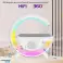 Lampe de bureau sans fil RVB PR-2520 avec chargement sans fil, radio FM et Bluetooth photo 3